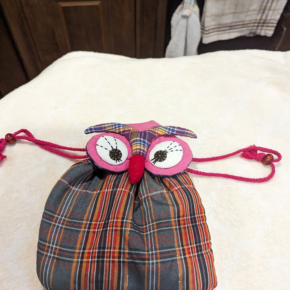 Patchwork Child Owl Back pack. BOHO. - Picture 5 of 6